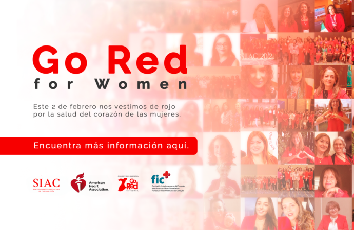 Campaña Go Red for Women 2024 SIAC-AHA-IAHF